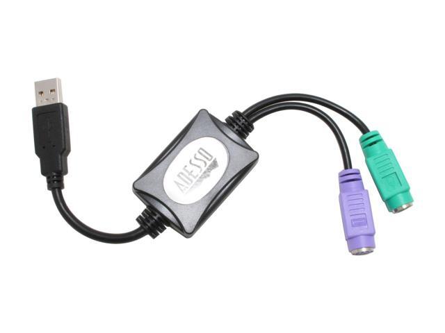 ADESSO  Model  ADP-PU21  Spec   Type  USB to PS/2  Specifications  USB Connector: Type A  PS/2 Connector: Keyboard - 6-pin ...