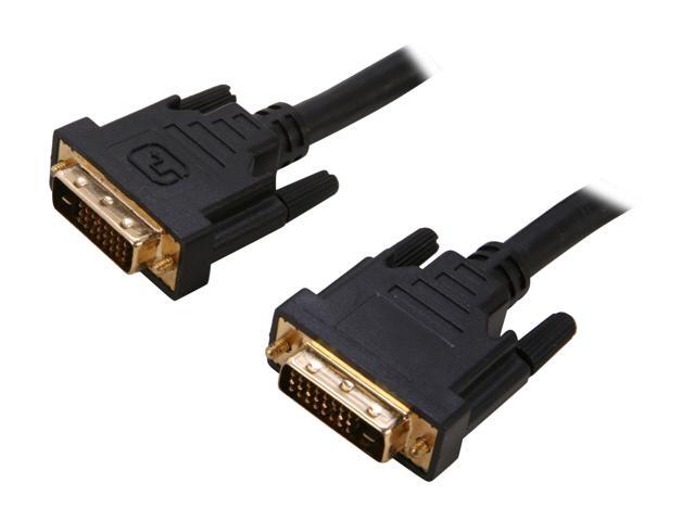 Link Depot DVI-3-DD Black 3 ft. DVI-D male to DVI-D male dual link Cable, Black  - OEM