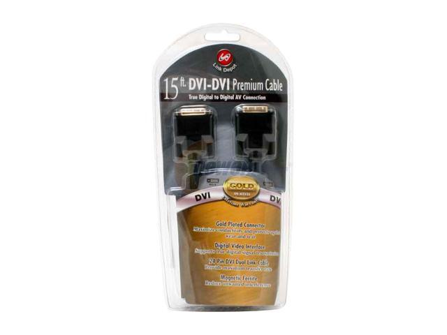 Link Depot LD-DVI15DVI Black 15 ft. DVI to DVI Cable  - OEM