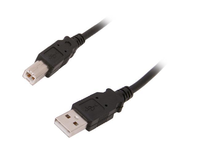 Link Depot USB-10-AB-BK 10 ft. Black USB 2.0 A to B Cable