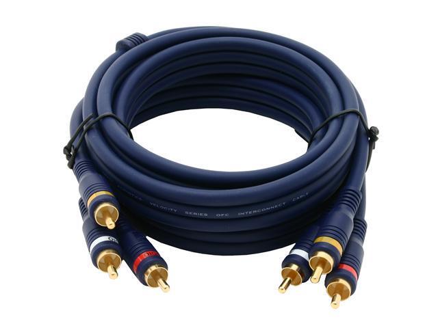 Cables To Go Model 13037 6 ft. Velocity RCA Audio/Video Cable M-M