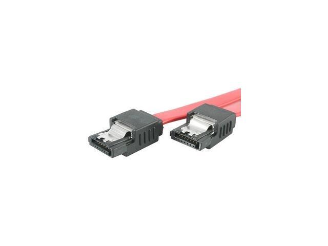 StarTech LSATA18 18" Latching SATA Cable M/M - Straight