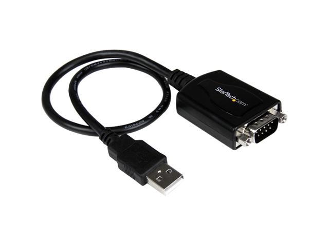 StarTech 1 ft USB to RS232 Serial DB9 Adapter Hub with COM Retention