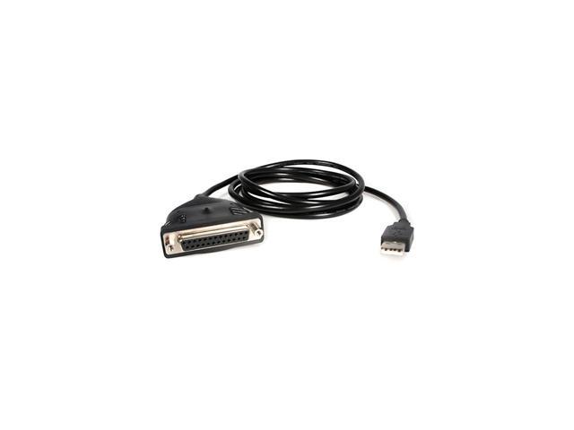 StarTech 6 ft USB to DB25 Parallel Printer Adapter Cable - M/F