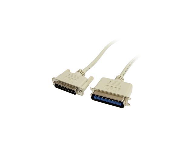 StarTech Model PMC10_1284 10 ft. DB25 to Centronics 36 IEEE-1284 Parallel Printer Cable - M/M