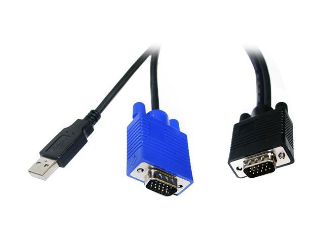 LINKSKEY 6 ft. USB-VGA KVM Combo Cable C-KVM-SU6 - OEM