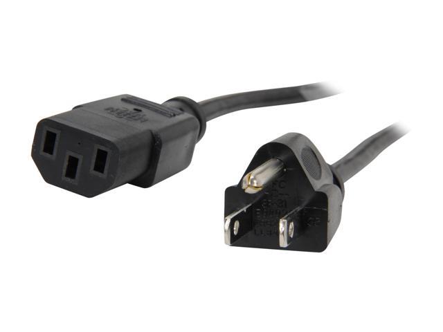 GWC Model ZP1AAA-AH 4 ft. Computer Power Cord (NEMA 5-15P to IEC-320-C13 Black SVT 18/3)