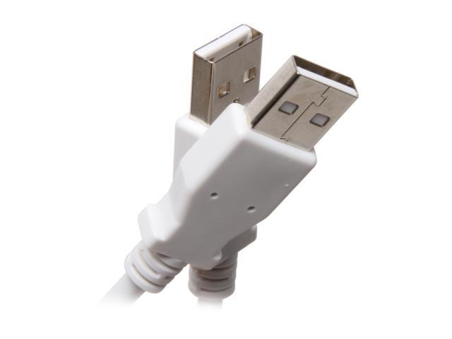 BYTECC USB2-6AA-W 6 ft. USB 2.0 Type A Male to Type A Male