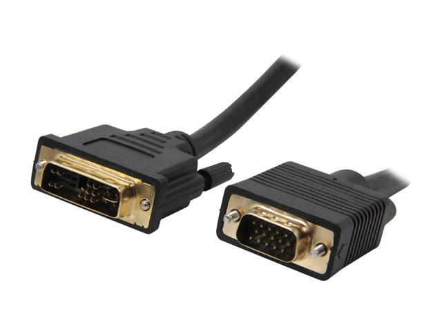 BYTECC DVIGA-03 3 ft. DVI-A Male to HD15 VGA Male Analog Video Cable