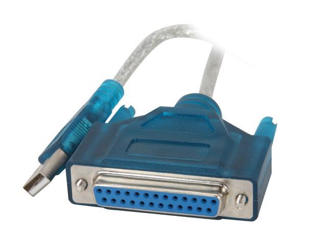 BYTECC Model BT-DB25F 5 ft. USB A connector to DB25  Cable
