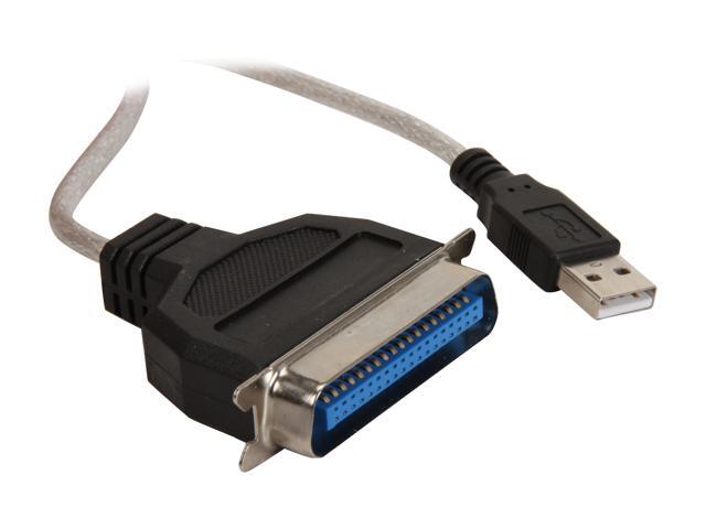 BYTECC Model USB-1284 4.5 ft. USB-Parallel Cable With IEEE 1284 Bridge