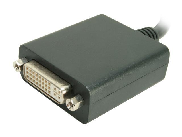 BYTECC AP-DPDVI-005 DisplayPort to DVI Cable Adapter 0.5ft (6") w/IC