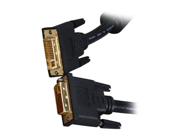 BYTECC DVIIF-10 Black 10 ft. M-M DVI-I Dual-Link Digital Cable w/Ferrites M/M