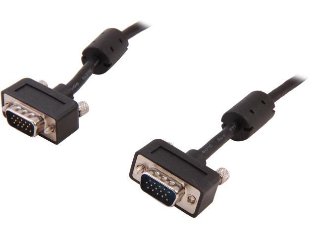 BYTECC SSVGA-25 25 ft. Micro SVGA Male Cable to Micro SVGA Male Cable HD15 with Ferrite Core - OEM