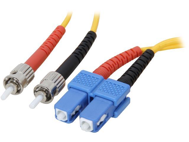 BYTECC SD-SST3 3m SD-SST SC to ST Duplex (2 Strand) Cable, Single Mode 9/125 Standard Zipcore - OEM