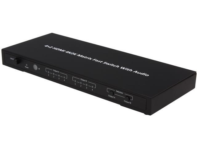 BYTECC HMMSS402K 4K2K Matrix Fast Switch With Audio Support 3D