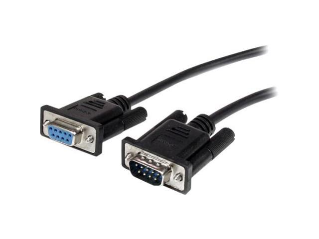 StarTech.com 3m Black Straight Through DB9 RS232 Serial Cable - M/F