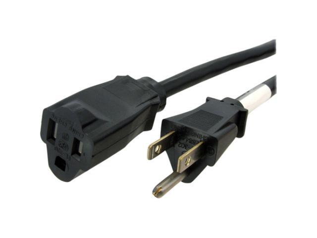 StarTech PAC1013 3 ft Power Extension Cord - NEMA 5-15R to NEMA 5-15P