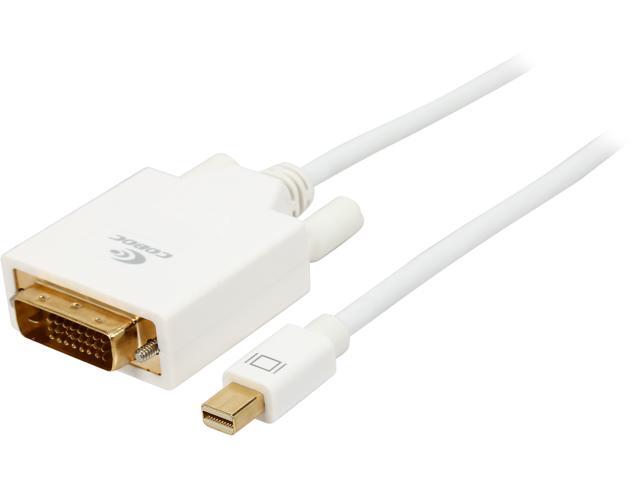 Coboc Model CL-MDP2DVI-6-WH 6 ft. DVI Cable
