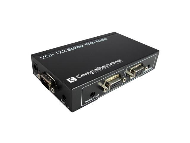 Comprehensive CDA-VGA102A 1x2 VGA with Audio High Bandwidth Splitter