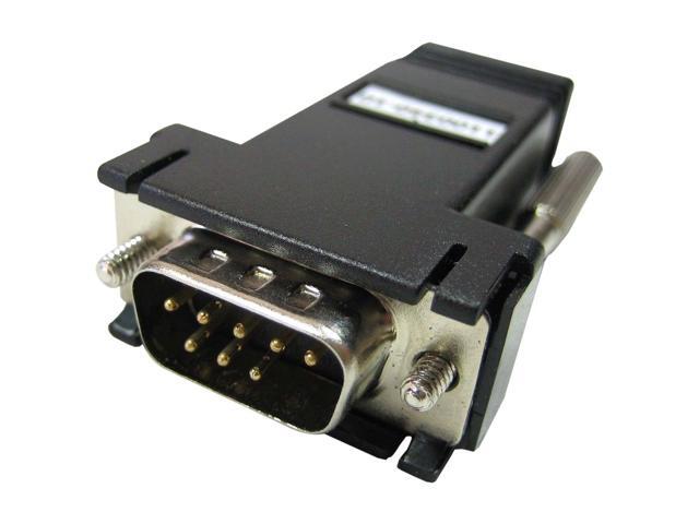 Perle RJ-45F to DB-9M Straight-thru (DCE) Adapter