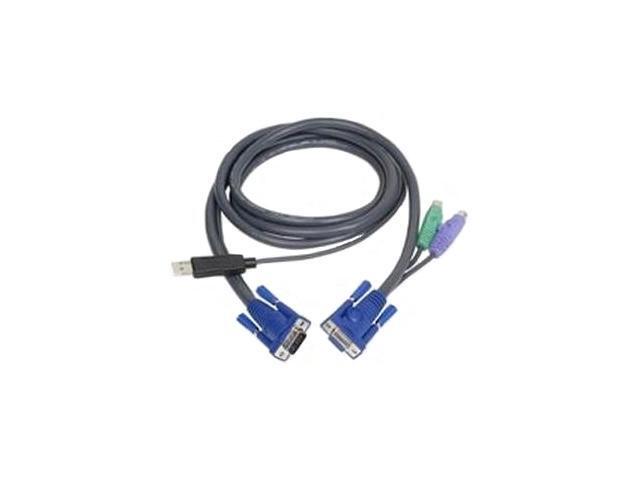 ATEN 10 ft. PS/2 to USB Intelligent KVM Cable 2L5503UP