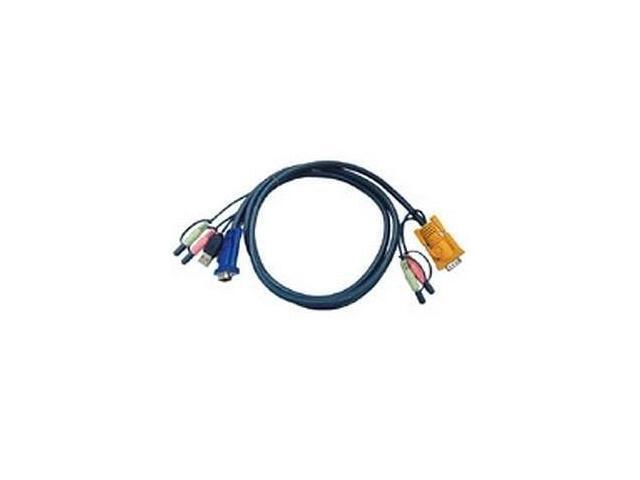 ATEN 10 ft. USB KVM Cable with Audio 2L5303U