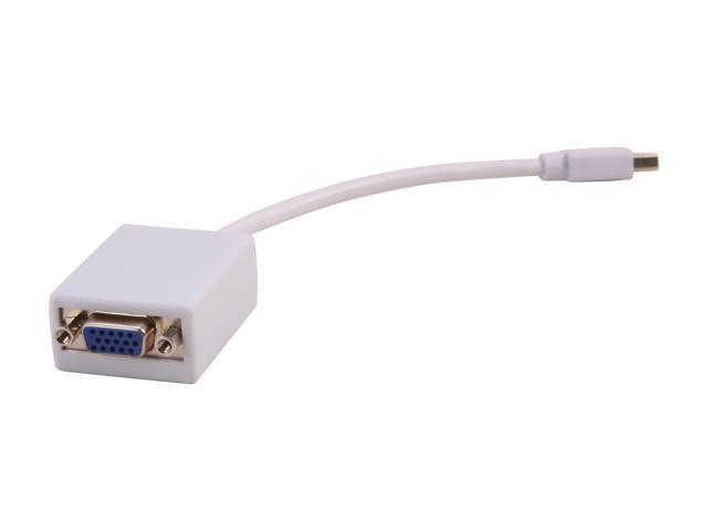 Nippon Labs AD-MINIDP-VGA-MF Mini Display Port Male to VGA Female Adapter - OEM