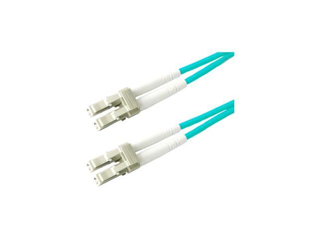 AddOn 1m Laser Optimized Multi-Mode Fiber (LOMM) Duplex LC/LC OM3 Aqua Patch Cable