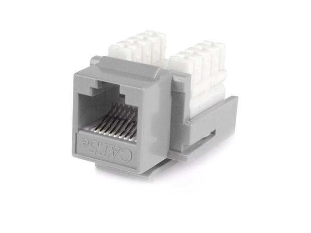 StarTech.com Cat5e RJ45 Keystone Jack White - 110 Type