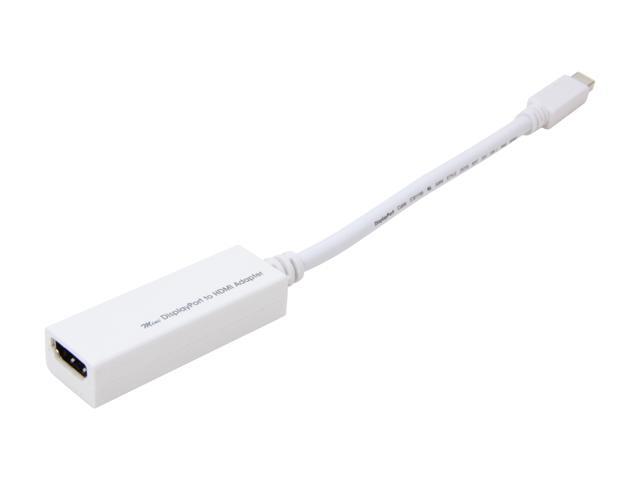 HIS Model HMDPHDMIA Mini DisplayPort to HDMI Adapter(MAC & PC Ready)
