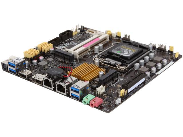 ASUS Q87T/CSM LGA 1150 Intel Q87 HDMI SATA 6Gb/s USB 3.0 Thin Mini-ITX Intel Motherboard For AiO And Ultra Slim Systems