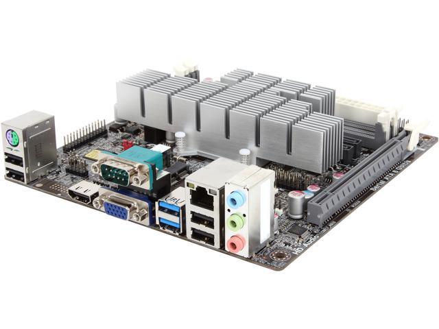 ECS KBN-I/2100 (V1.1) AMD E1-2100 Dual Core processor Mini ITX Motherboard/CPU/VGA Combo