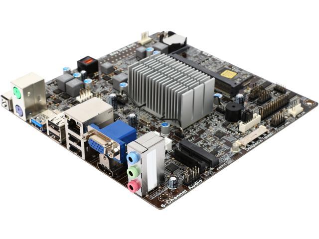 ECS BAT-I2/J1900 (1.0) Intel Celeron Processor J1900 Mini ITX Motherboard/CPU Combo