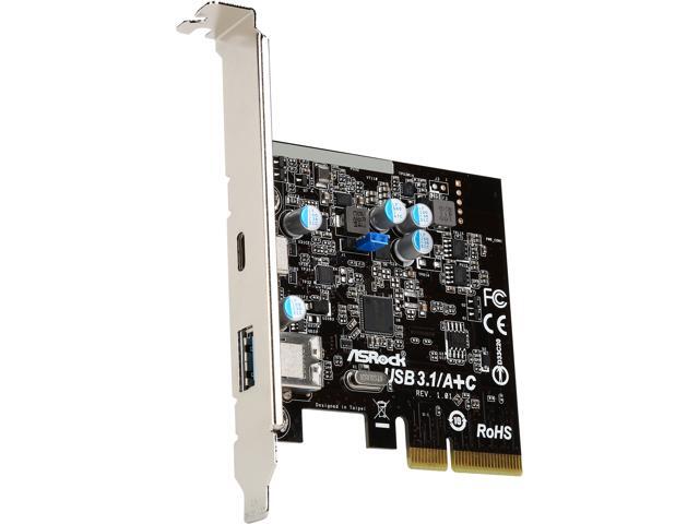 ASRock Model USB 3.1/A+C Card