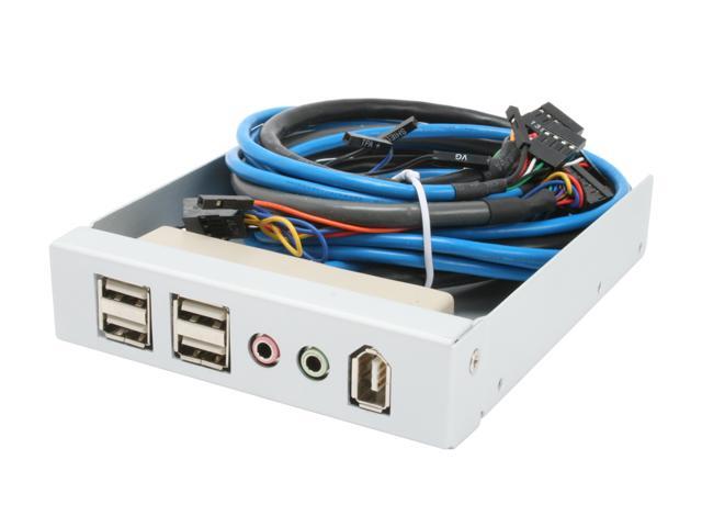 SILVERSTONE SST-FP32-S Aluminum USB/1394/Audio Panel ( Silver )