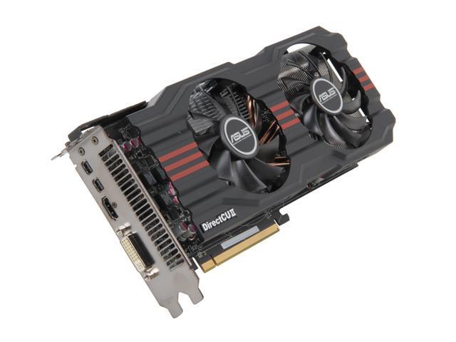 ASUS Radeon HD 7870 GHz Edition DirectX 11 HD7870-DC2-2GD5 2GB 256-Bit GDDR5 PCI Express 3.0 x16 HDCP Ready CrossFireX Support Video Card