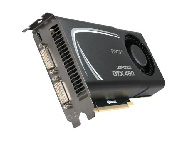 EVGA GeForce GTX 460 (Fermi) DirectX 11 01G-P3-1371-TR 1GB 256-Bit GDDR5 PCI Express 2.0 x16 HDCP Ready SLI Support Video Card