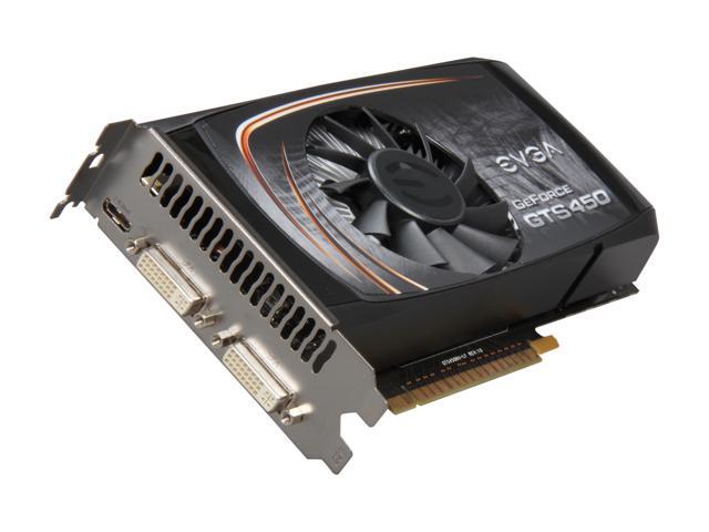 EVGA GeForce GTS 450 (Fermi) DirectX 11 01G-P3-1352-KR 1GB 128-Bit GDDR5 PCI Express 2.0 x16 HDCP Ready SLI Support Video Card