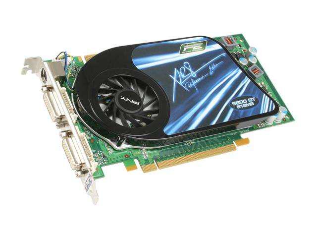 PNY XLR8 VCG98GTEE5XEB  GeForce 9800 GT EE  512MB  256-bit  GDDR3  PCI Express 2.0 x16  HDCP Ready SLI Supported Video Card - Retail