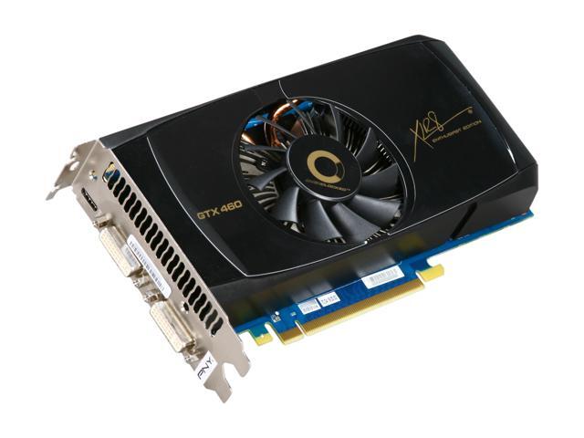 PNY XLR8 VCGGTX4601XPB-OC GeForce GTX 460 (Fermi) OC 1GB 256-bit GDDR5 PCI Express 2.0 x16 HDCP Ready SLI Support Video Card
