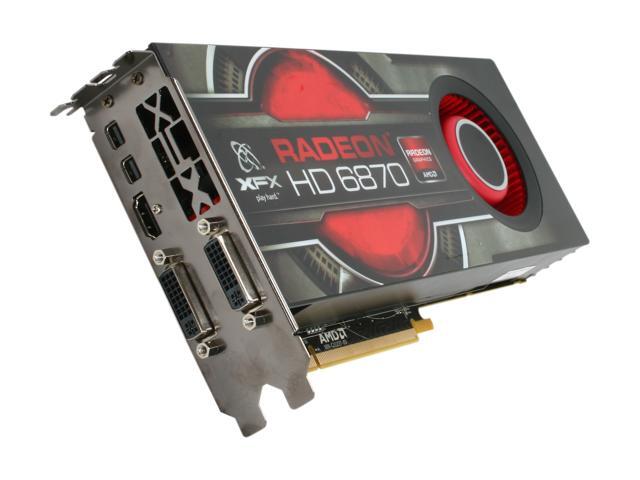 XFX Radeon HD 6870 DirectX 11 HD-687A-ZNFC 1GB 256-Bit DDR5 PCI Express 2.1 x16 HDCP Ready CrossFireX Support Video Card with Eyefinity