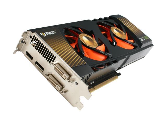 Palit GeForce GTX 580 (Fermi) DirectX 11 NE5X5800F10FB 3072MB 384-Bit GDDR5 PCI Express 2.0 x16 HDCP Ready SLI Support Video Card