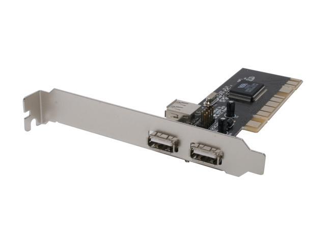 SYBA High Speed USB 2.0 2+1 Ports with 1x Internal Header PCI Card, VIA Chipset Model SD-VIA-2UH