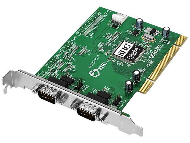 SIIG Dual Port Serial PCI Card Model JJ-P02012-S7