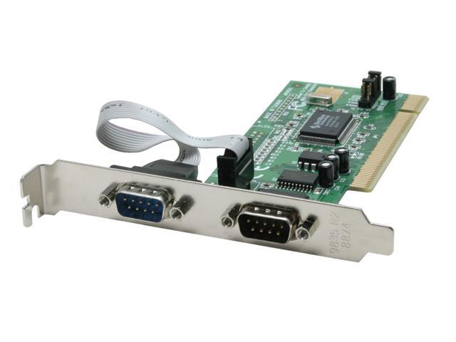 StarTech PCI2S550 2 Port PCI RS232 Serial Adapter Card with 16550 UART