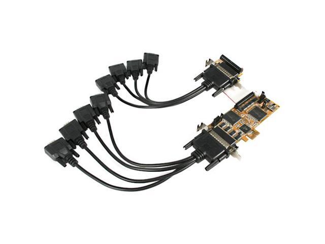 StarTech 8 Port PCI Express Low Profile 16C950 Serial Card Model PEX8S950LP