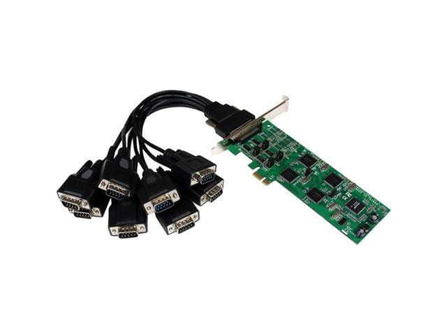 StarTech 8 Port PCI Express Serial Adapter Card RS232/422/485 Model PEX8S232485 