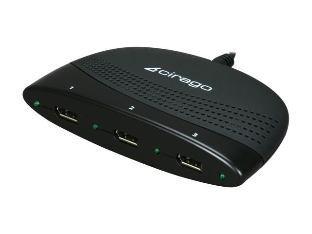 Cirago HDX3DP01 HydraDisplay X3 DisplayPort Multimonitor Adapter