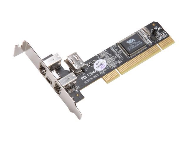 BYTECC Firewire 1394A 3+1 Ports Low Profile PCI Card Model BT-FW310LV